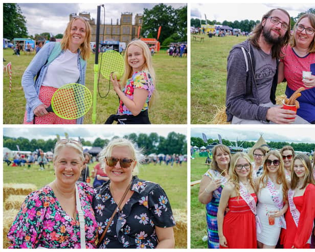 Chef and bake-off demos, food and drink stalls, live music and a mini zoo took over the grounds of Hardwick Hall.