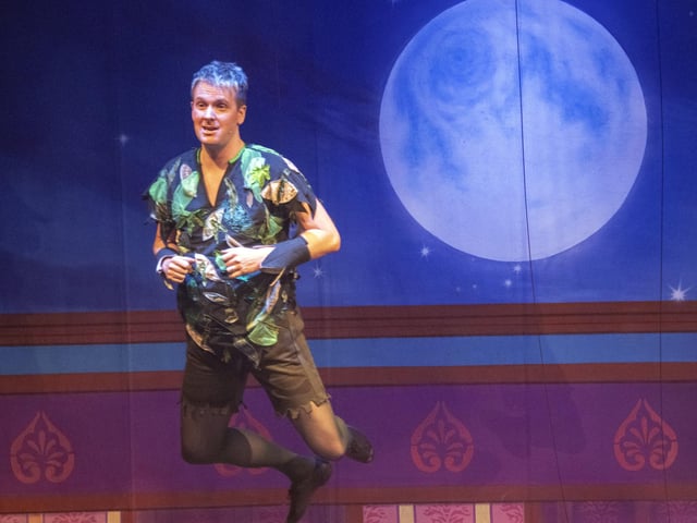 Adam Brownley as Peter Pan.