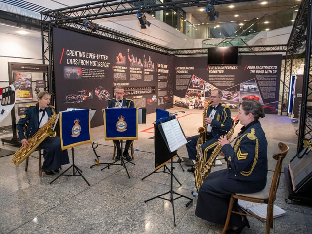 here were also outstanding performances from the Ensemble of the Band of the Royal-Auxiliary Air Force.