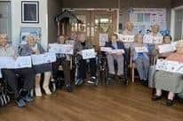The Group of Residents from Ashmere Notts who took part in the project.