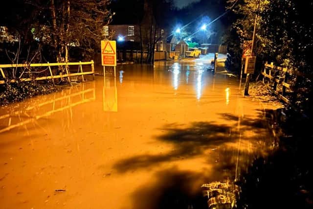 Flood alerts had been issued for parts of Mansfield