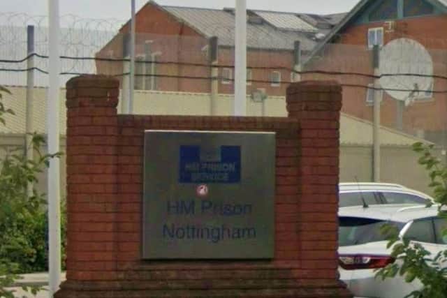 HMP Nottingham, Photo: Google