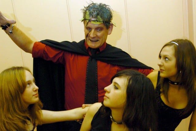 Emily Curr, Doug McDougall, Amy Gosling and Lydia Hall in Steel Valley Beacon's production of A Midsummer Nights Dream in 2006
