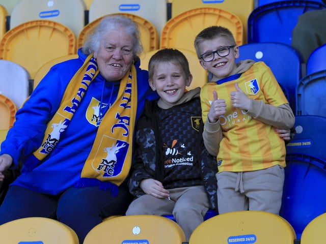 Stags fans at the Leyton Orient game. Photo by Chris & Jeanette Holloway/The Bigger Picture.media