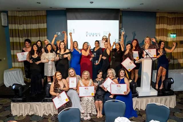 Celebrations for the winners