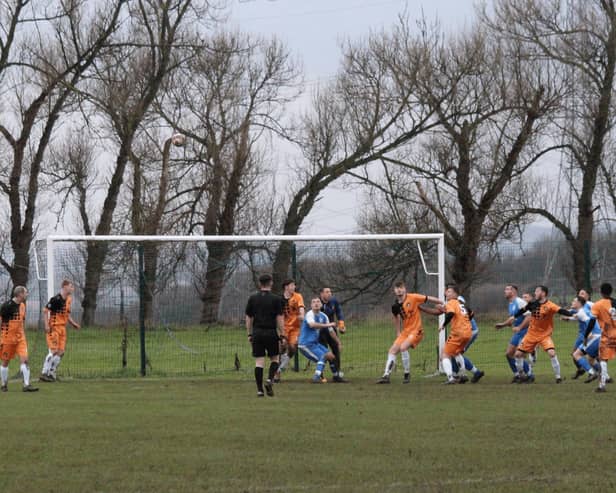 Action from Clipstone's big game at Swallownest.