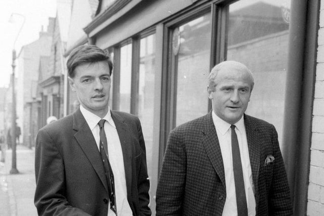 Stags players were involved in an infamous bribery case over match-fixing - Sam Chapman, right, on his way to a hearing.
