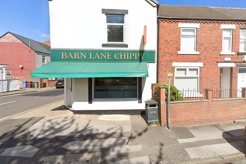 Barn Lane Chippy on Crown Street, Mansfield. Last inspected on February 3, 2023.