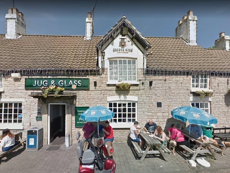 The Jug & Glass Inn, Queen's Walk, Nether Langwith, has a 4.5/5 rating based on 986 reviews. One review said: "Friendly and helpful staff, excellent pub food."