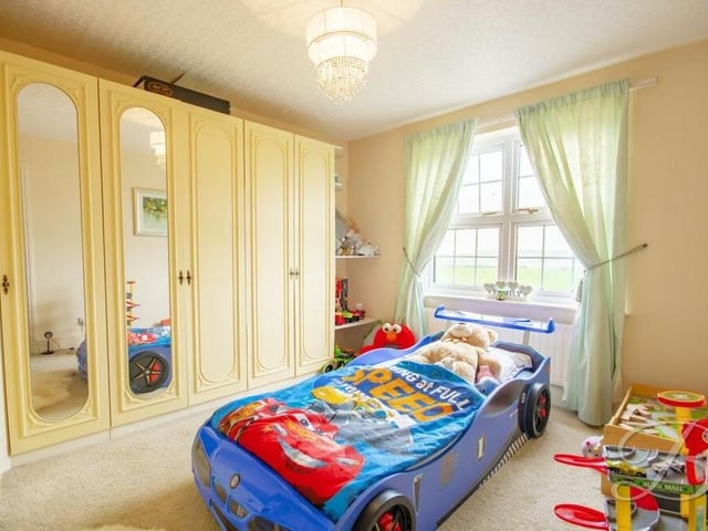 The third bedroom at the Forest Town house is more like a child's den at the moment! Sadly, the bed, which is ingenious, does not come with the purchase.