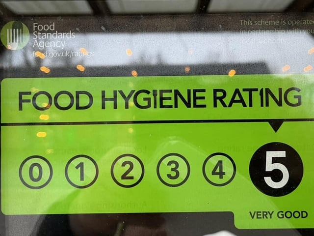 The business received a food hygiene rating of 5 in December 2024.