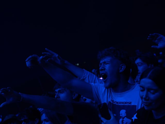 Fans were up for a good time.