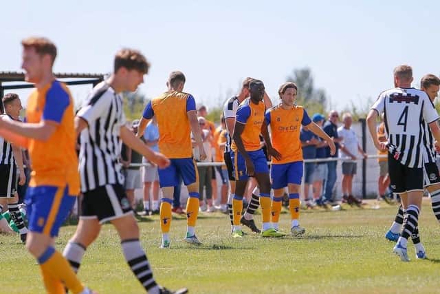 Stags at Retford on Saturday for their first friendly. Pictures by Chris Holloway.