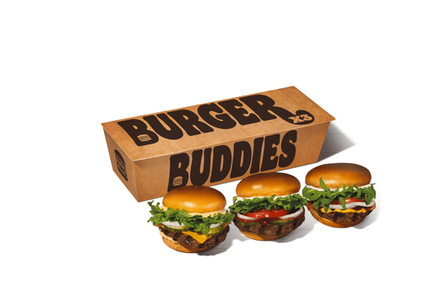 Burger King launches Burger Buddies – a three or nine box featuring snackable versions of your favourites.