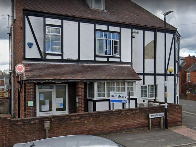 Shirebrook Dental Care on Station Road, Shirebrook, has a 5 out of 5 rating.