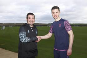 Nigel Clough welcomes Callum Johnson to Mansfield Town