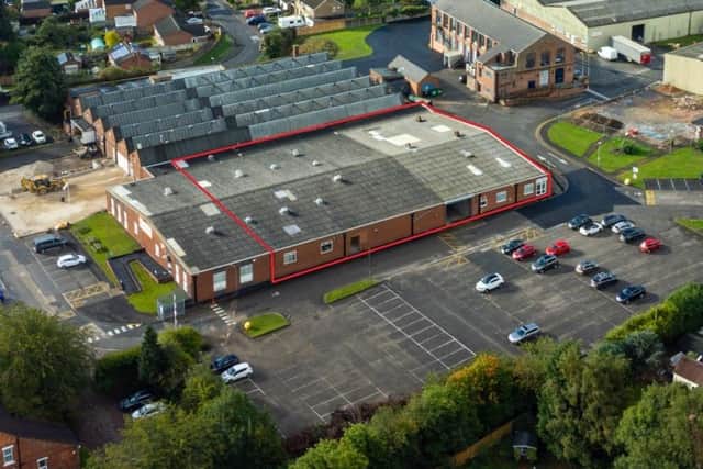 An aerial view of the Albert Martin Business Park in Sutton, where two warehouse-type units could soon be converted into a modern, 24-hour gym.