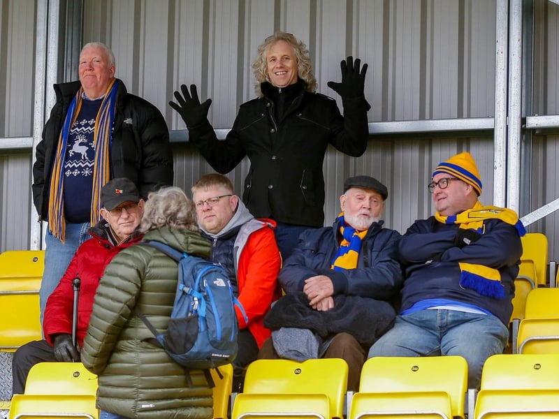 Mansfield Town fans who made the trek to London.