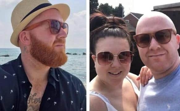The before and after picture providing the evidence that Ryan followed through with his promise.