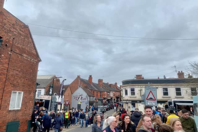 Kimberley's streets were swarming with visitors from near and far.