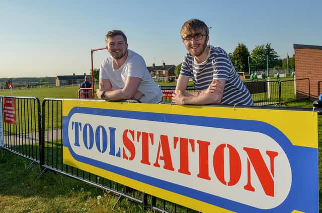 Volunteers Craig Embleton and press officer Liam Kent have been a mainstay of the Ollerton Town volunteering team.