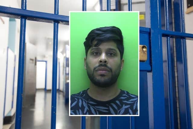 Sheraz Malik, 28, was jailed for 10 years after raping a woman on Sutton Lawn, Sutton-in-Ashfield, on the evening of Sunday 29 June 2025.