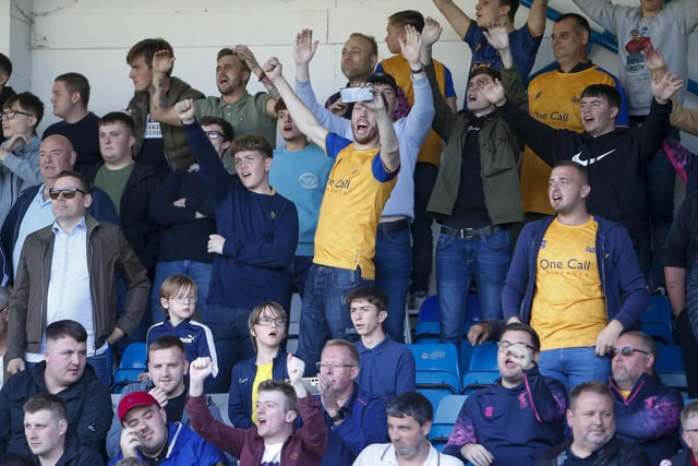 Stags fans at Gilligham.