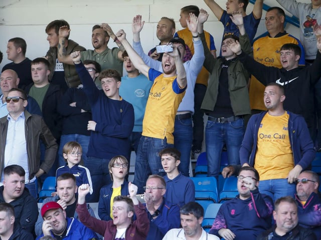 Stags fans at Gilligham.