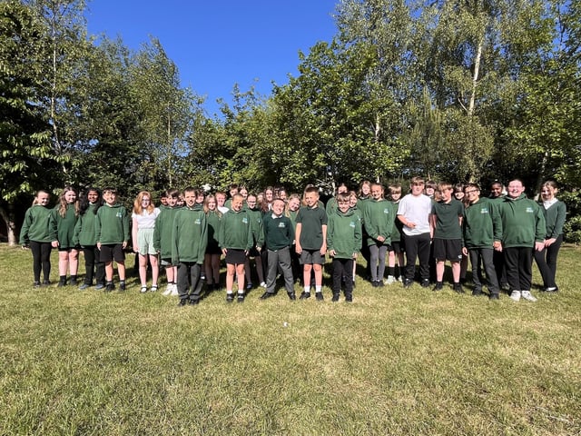 Year 6 pupils from Hillocks Primary Academy, Sutton