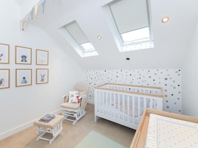 This bedroom is clearly suitable for young children.