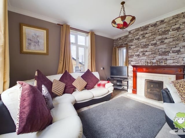 There are two lounges or living rooms on the ground floor of the farmhouse. Here is one of them, and it oozes comfort and style.