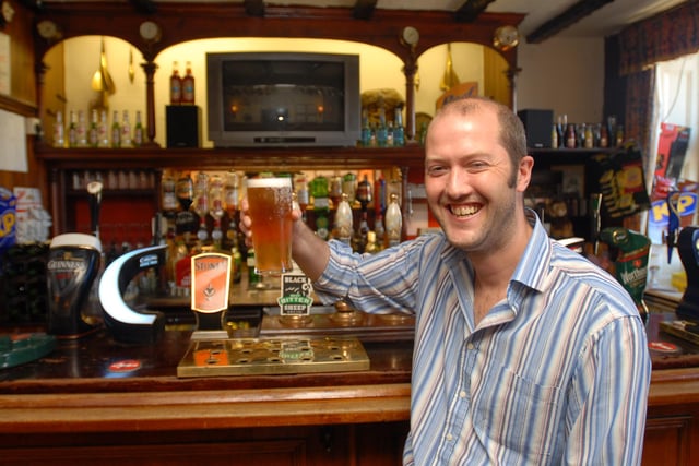 Martin Jameson is pictured at the Jolly Sailor 15 years ago. But who can tell us more about this scene?