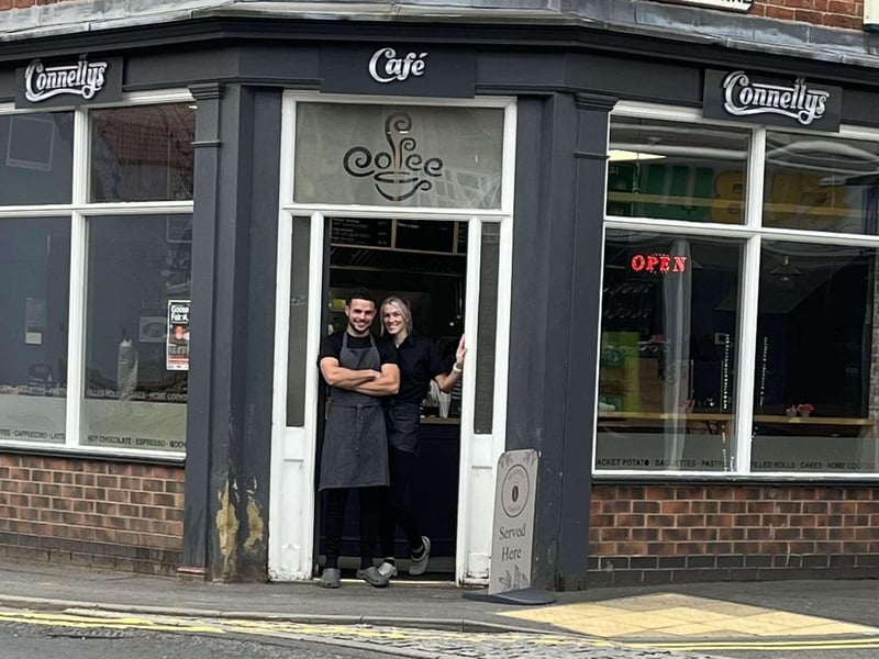 Connellys Cafe, located at 18 Sherwood Street, has been open in Warsop for six months and has already received a five-star rating on Google, in addition to being awarded a silver medal for its popular steak pie.