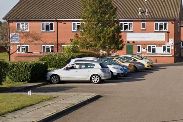 A car windscreen was smashed by a man in the car park at Lowmoor Nursing Home in Kirkby. Photo: Google