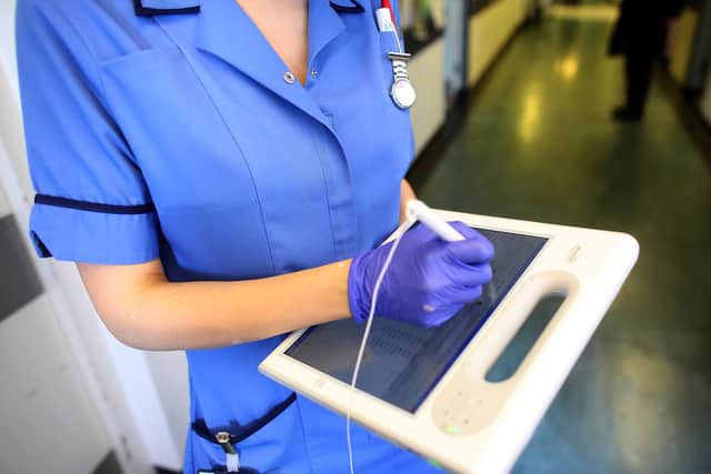 School leavers in Mansfield and Ashfield are being given an opportunity to qualify as a nurse through an innovative apprenticeship programme at Sherwood Forest Hospitals..  (Photo by Christopher Furlong/Getty Images)