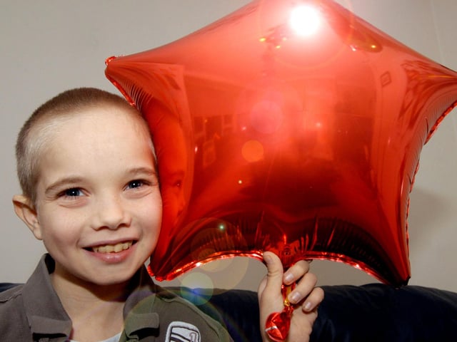 Adam Williams of Hucknall had a special delivery of toys and balloons from Santa in Christmas 2007.
