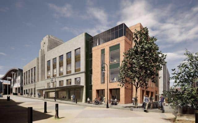 An artist's impression of the new Mansfield Connect building