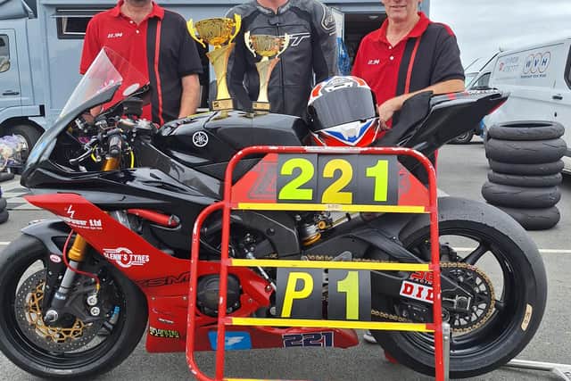 A first road racing win for Olleron's Keaton Leatherland.