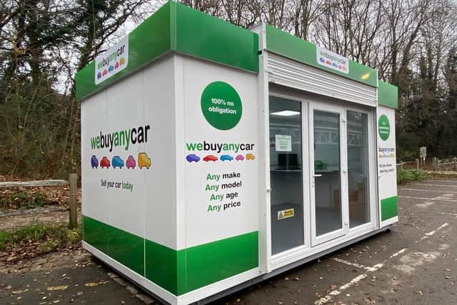 The new pod branch opened in the car park of St Peters Retail Park in Mansfield