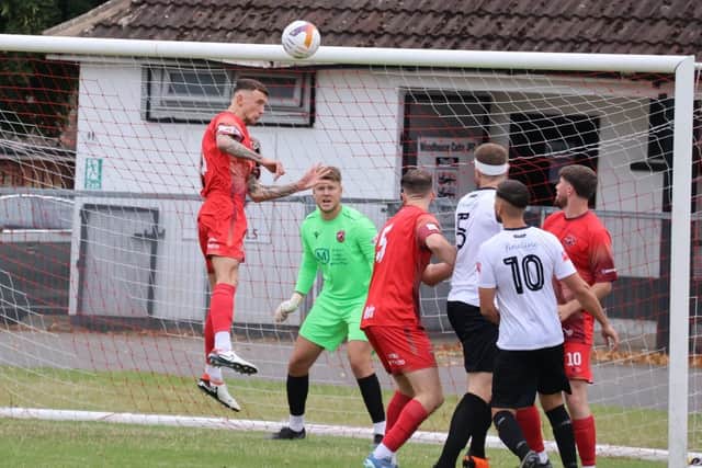 Kacper Rajter clears the danger
