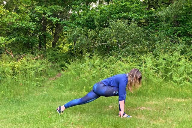 Outdoor yoga sessions are taking place at Sherwood Forest