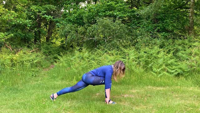 Outdoor yoga sessions are taking place at Sherwood Forest