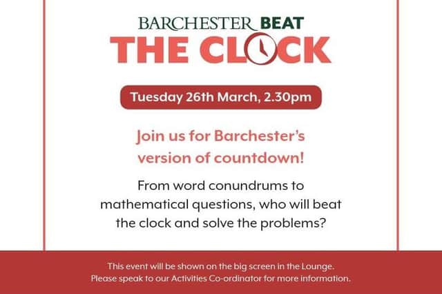 Barchester Beat The Clock