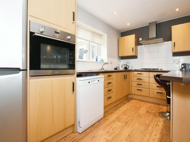 A closer look at the kitchen within the annexe. It has all you need for independent living.