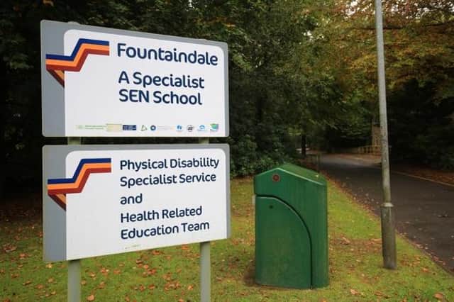 Fountaindale special-needs school in Mansfield, which is making good progress after a damning Ofsted report.