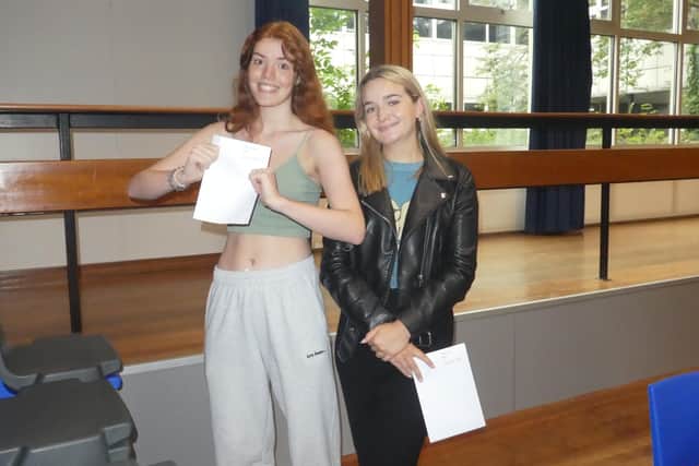 Students at Meden College have collected their A-level results
