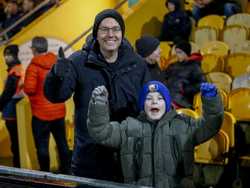 Mansfield Town fans watched a stunning win for Stags.