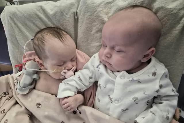 Twins Eden and Ewan Cochrane