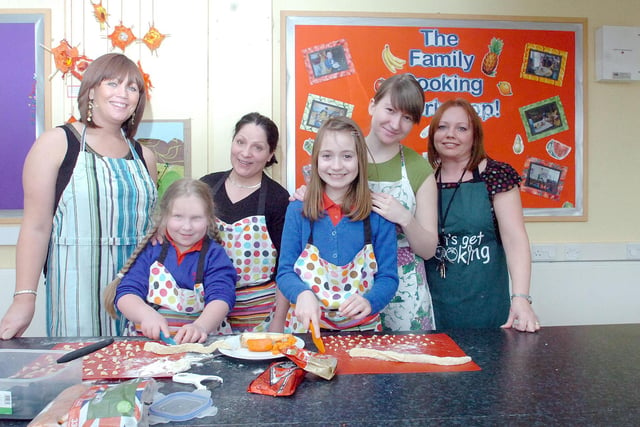 A cooking event at the school 12 years ago. Were you there?