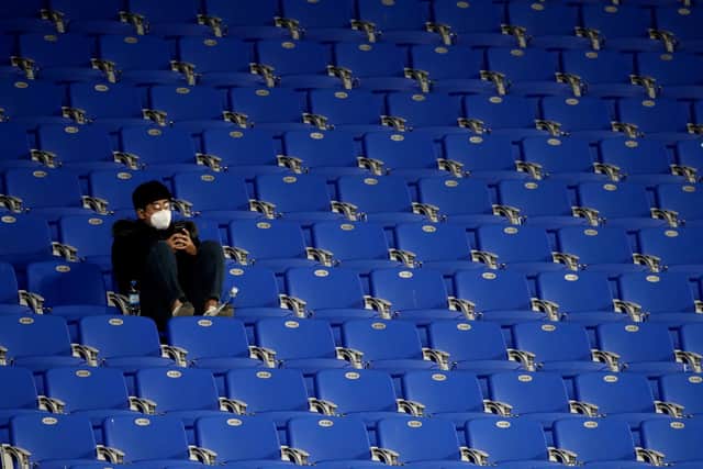 Coronavirus is a threat to fans being able to to attend matches.